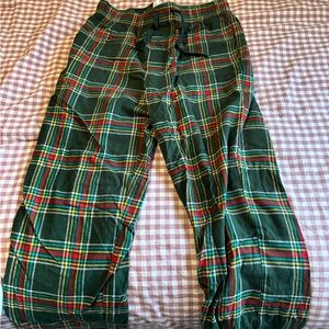 Goodfellow & Co Green Plaid Sweatpants